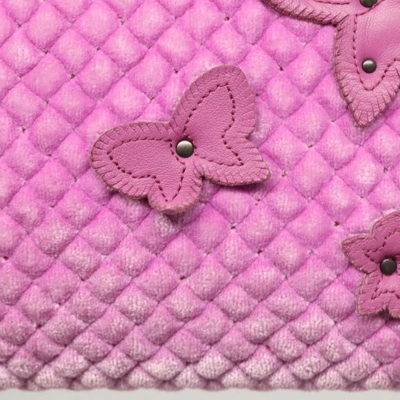 BOTTEGA VENETA Shoulder Bag Velor Purple Auth 120966 - Picture 13 of 16